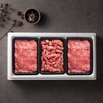 [KT알파쇼핑][안동한우축산] 한우혼합선물세트 5호 1.8kg [불고기 1.2kg 국거리 600g]