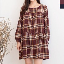 979여자체크스퀘어넥미니원피스 데일리 웨어 데이트룩 _ 59100EA