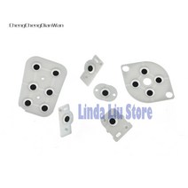 ChengChengDianWan 실리콘 전도성 고무 패드 수리 부품 N64 조이스틱 10 대/, 한개옵션0