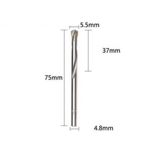 전동드릴비트 스텐 단단한 텅스텐 카바이드 드릴 비트 CNC 306mm, 6.55mm