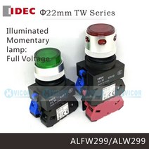 IDEC ALFW 완전 전압 TW 시리즈 푸시버튼 램프 ALW29911 29910DG 20 01 22 12 GD DR DY, 02 ALW29910DR