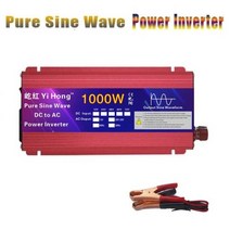 차박 차량용 인버터 스마트 DCAC 1000W DC 12V 24 v를 AC 220V 순수 사인파 밴 전기 야외로 변환, 1000W+12V+220V 50hz