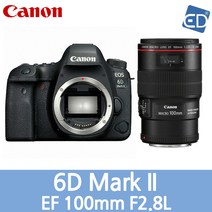 [캐논 정품] EOS 6D Mark ll / 렌즈 패키지/ED, 03 바디+EF 100mm IS USM