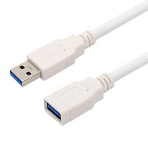 맘보몰 USB3.0 AM-AF 암숫 연장케이블 삼성 씨게이트 도시바 WD 외장하드 도킹스테이션 멀티허브 메모리 연결연장, 5m, 1개