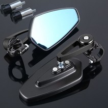 오토바이 미러 바 엔드 핸들 사이드 혼다 포르자 300 Cb650R Pcx 125 슈퍼 커브용, 05 Black