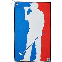 U Suck at Golf USAG 골프 타월 고성능 골프 클럽 멤버십 - 남성용 재미있는 골프 타월 Amatuer Tour Golf, 골프 투어, 한 사이즈
