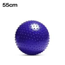 땅콩볼55/65/75CM 요가 마사지 볼 운동 내압 방폭 체조 균형 휘트니스 코어 훈련, 04 Purple-55cm