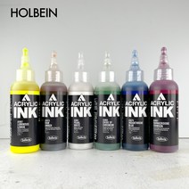 홀베인 아크릴 잉크 액상 아크릴물감 100ml, AI834이미다졸론옐로우