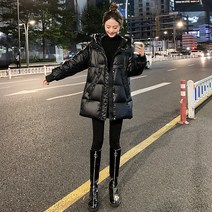 [당일배송] Tamina 롱패딩 빅 사이즈 날씬해 보이고 겨울 루즈핏 캐주얼