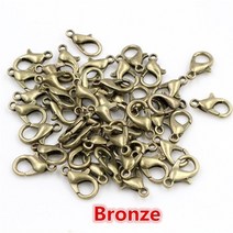 10x5mm12x6mm14x7mm16x8mm 9 색 도금 패션 보석 결과 목걸이 용 합금 랍스터 걸쇠 후크 팔찌 체인 diy