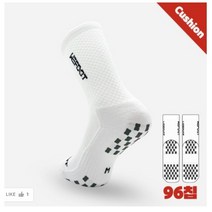 [위풋] 국가대표 미끄럼방지 스포츠 헬스 축구 양말 더블 논슬립 크루삭스 (WEFOOT) 화이트