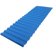 지붕판넬 방수 캐노피 플라스틱 지붕 처마 덮개, 파란색