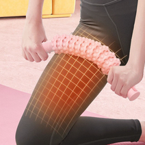 롤링 마사지 스틱 허벅지 종아리 다리 어깨 근육 이완 안마 롤러봉 뭉친 근육 풀기, 롤링 마사지 스틱 블루