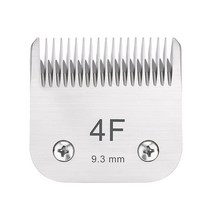 JESSCAT 고탄소강 강아지 클리퍼 블레이드 반려동물 그루밍 교체 사이즈4F 9.3mm(38인치) 절단 길이 Andis 및 대부분의 클리퍼와 호환 가능