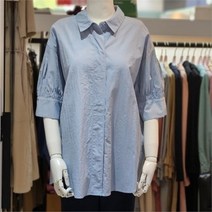 SOOS DP02 소매스모크블라우스남방 S232NBL408