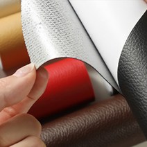 인조가죽 스티커 수선패치 의자 가구리폼 보수스티커, 진한베이지x2장