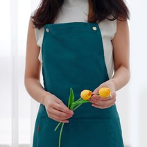 양드레 방수 앞치마, 블루그린, 1개