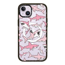 CASETiFY 임팩트 케이스 MagSafe 아이폰 14 플러스와 호환 - PP-0008 유광 블랙 Re/CASETiFY, Polka Daub Hearts