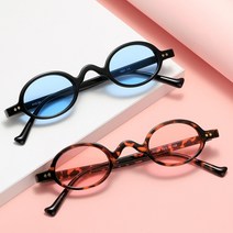 패션 작은 둥근 색안경 여성 고전적인 빈티지 steampunk 네일 남자 태양 안경 음영 uv400 타원형 여성 안경 틀, 05