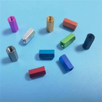 M2 10개 컬러 PCB 지지대 볼트 알루미늄 육각 스탠드오프 스페이서 RC 부품용 스터드 로드, M2 (10개), deep blue, 12mm