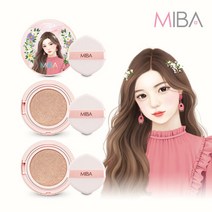 미바 왕쿠션 시즌2 핵심구성 (쿠션팩트 본품 1개 + 리필 2개), 21호 보통피부용