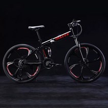 초경량 접이식자전거 휴대용 미니벨로 사이클 21/24/27/30 속도 접이식 산악 자전거 소프트 테일 프레임 24, 07 MODEL 7_01 24in_02 24