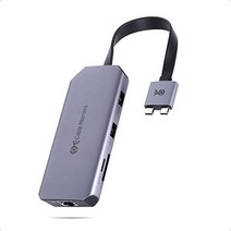 Cable Matters USB C 듀얼 모니터 어댑터 2X 4K@60hz HDMI 도킹 스테이션 맥북용 인텔 M1 프로 맥스 CPU 2개 기가비트 이더넷 SD 카드 슬롯 및 10