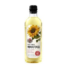 백설 해바라기유, 900ml, 4개