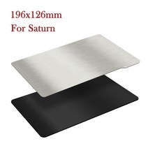 3D 프린터 액세서리 DLP/SLA Mono X 135x80mm 용 스프링 스틸 플렉시블 빌드 플레이트 ANYCUBIC Heatbed 마그네틱 스티커 CREALITY, [02] 2PCS, [07] 196x126mm