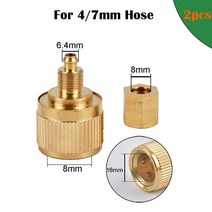호스어댑터 정원 수도꼭지 Y형 급수 커넥터 분배기 야외용 3/4 인치 2/4 방향 황동 호스, [21] U, 21 U