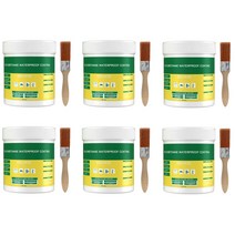 방수제 방수액 방수 크림 보수제 외벽 페인트 투명 Eelhoe 접착제 외부 24600g 벽 욕실 화장실 바닥 타일 침투제 벽 누출 방지, 브러시 포함 400g
