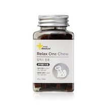 마이펫닥터 릴렉스 원츄 강아지 분리불안 영양제 80g, 치즈맛, 1개
