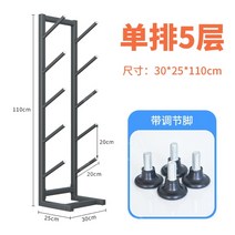 스케이트보드 서핑 스노우 롱보드 매장 진열대 보관랙 정리 스탠드, 1열 5단 (표준 조절 다리)