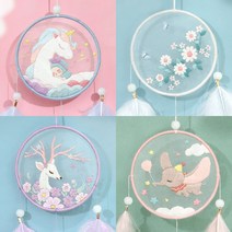 하루클래스 프랑스자수로 만드는 드림캐쳐 FRA-001 Dec0313Ea, 무엇이든몰 02.아기코끼리