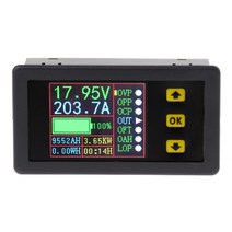 DC 전류계 디지털 DC 멀티 미터 0-90V 100A 전압계 전류 전류 전력 전력 와트 용량 시간 측정기 배터리 테스터