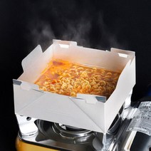 낚시캠핑 야외취사 일회용 종이냄비 용기 5P, 3~4인용(2000cc)