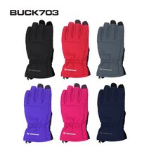 스포츠_ Buck703 고어텍스 마운틴 등산방한장갑, 블랙