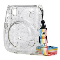 Instax Mini 11 용 Crystal Transparent Protective Case Cover Bag For Fuji Fujifilm Instax Mini 11 용, 04 White