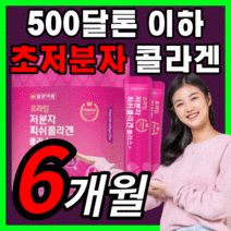 프리미엄 대용량 일양 500달톤 이하 초 저분자 피쉬 콜라겐 펩타이드 이너뷰티 골라겡 콜라갠 피부 보습 관리 스킨 케어 추천 효능 레몬맛 1000 mg 가루 분말 파우더 보조제, 180스틱(6개월)