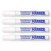 화이트 유성잉크 페인트 마카 /5p 불투명펜 사인펜