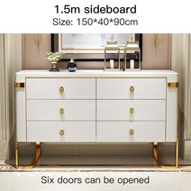 주방선반 수납장 싱크대하부장 800 1000 대형 다이닝 뷔페 서버 찬장 캐비닛 주방 사이드 보드 보관 보조 레스토랑 가구, 2.15m sideboard