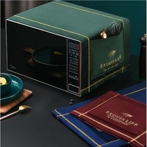 벨벳 포켓타입 북유럽 전자렌지 커버 덮개, 그린