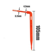 스프링쿨러설치 화살표 드리퍼 온실 물방울 관개 시스템 화분 급수 정원 마이크로 35mm 호스 50 개, 01 as   picture