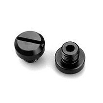 오토바이악세서리 오토바이용품KTM 혼다 야마하 가와사키 스즈키용 오토바이 미러 홀 플러그 나사 시계 방, 02 2Pcs Black