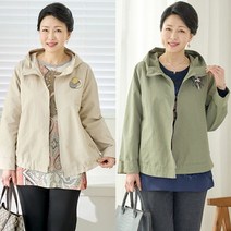 로즈맘 트리컬러스타일점퍼