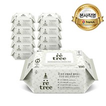 리트리 도톰한 친환경 물티슈 100매 본사직영 (6팩 10팩), 100매*10입