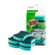 3M 스카치브라이트 삼중양면 다목적 수세미 5개입 - 2022975EA, 쿠팡 1, 쿠팡 1