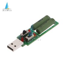전압계 USB 테스터 DC 전력계 디지털 볼티메트로 볼트미터 파워 뱅크 전압 의사 검출기 4-30V 5A, load resistor1A2A3A