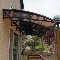 1870X9900 햇빛가리게 가림비 알루미늄차양 플라스틱차양 분리수거대 자전거비가림, 블루, 블루, 블랙