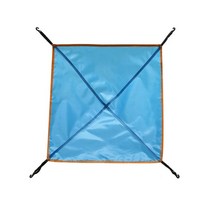 돔텐트 Rain fly awning tent tarp 야외 캠핑 비치 휴대용 캐노피 천, 푸른